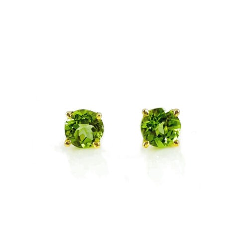 Pendientes Oro Amarillo Peridoto