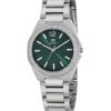 Reloj mujer armix acero MAREA esfera verde circonitas