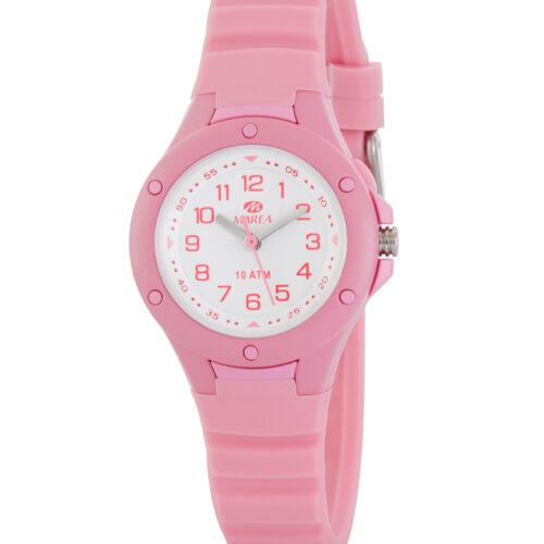 Reloj unisex analógico rosa silicona MAREA